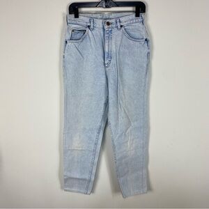 Vintage Y2k Lee 100% Cotton Light Wash Denim High Waisted Mom Jeans